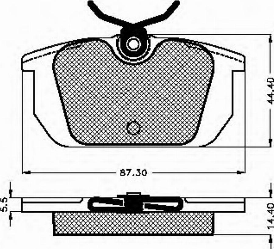 Spidan 31027 - Тормозные колодки, дисковые, комплект avtokuzovplus.com.ua