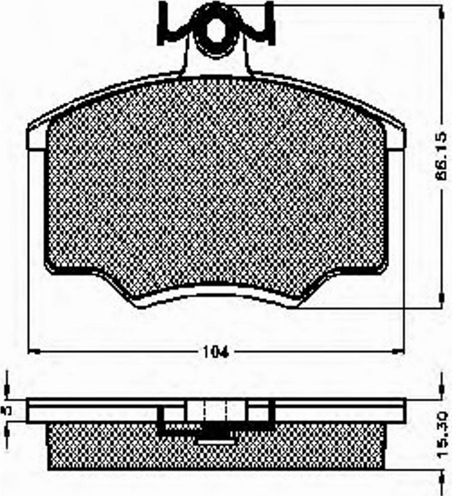 Spidan 31028 - Тормозные колодки, дисковые, комплект autodnr.net