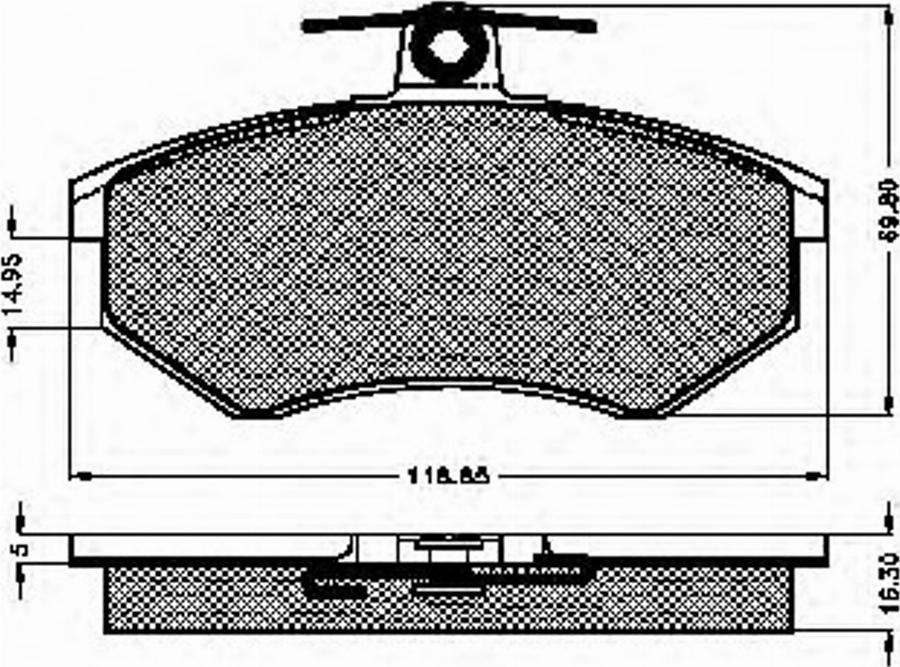 Spidan 31029 - Тормозные колодки, дисковые, комплект avtokuzovplus.com.ua