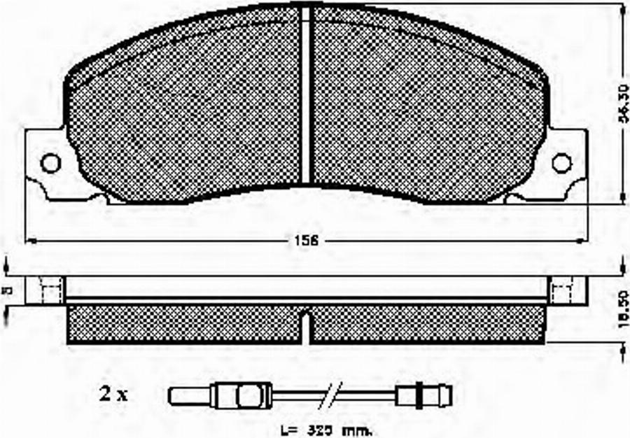 Spidan 31030 - Тормозные колодки, дисковые, комплект autodnr.net