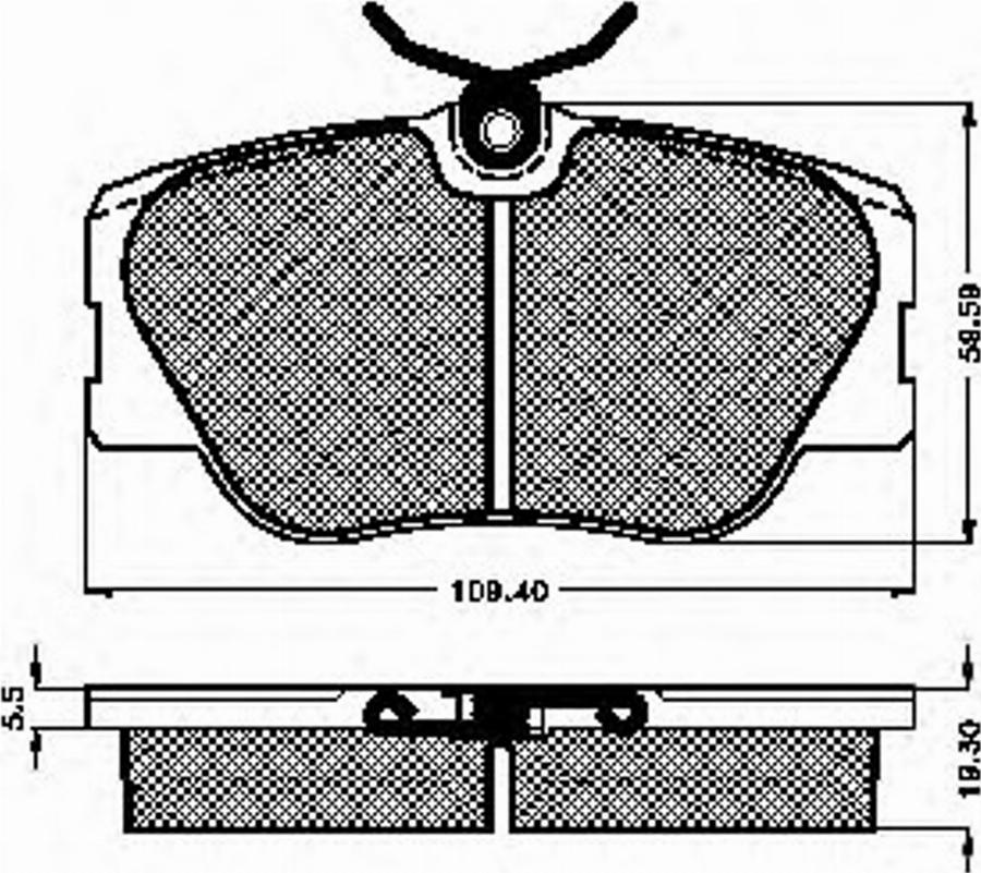 Spidan 31031 - Тормозные колодки, дисковые, комплект autodnr.net