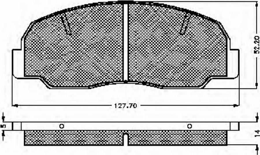 Spidan 31041 - Тормозные колодки, дисковые, комплект avtokuzovplus.com.ua