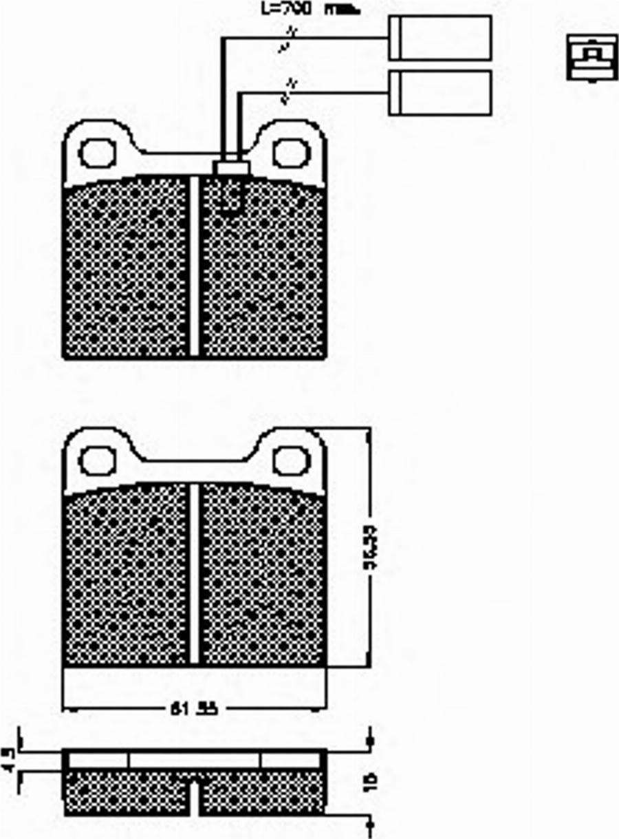 Spidan 31118 - Тормозные колодки, дисковые, комплект avtokuzovplus.com.ua