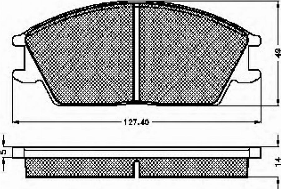 Spidan 31126 - Тормозные колодки, дисковые, комплект autodnr.net