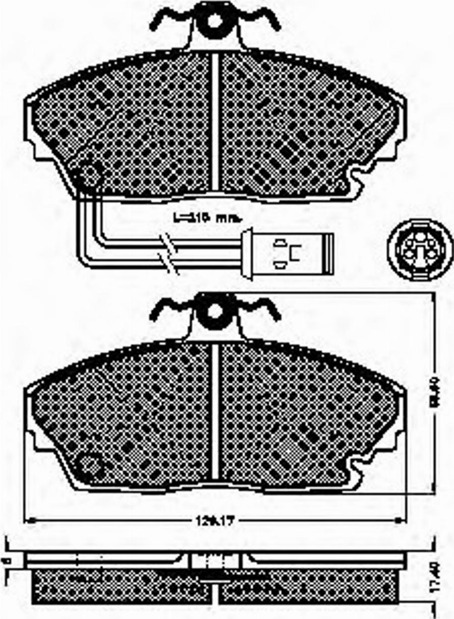 Spidan 31130 - Тормозные колодки, дисковые, комплект avtokuzovplus.com.ua