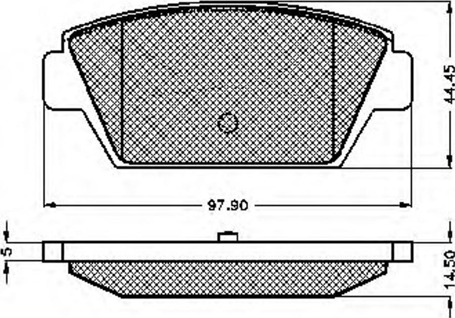 Spidan 31174 - Тормозные колодки, дисковые, комплект avtokuzovplus.com.ua