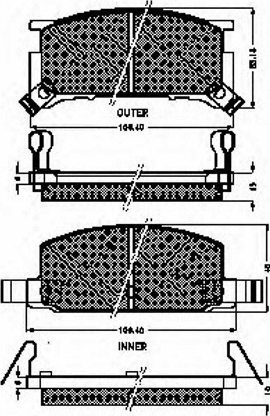 Spidan 31180 - Тормозные колодки, дисковые, комплект autodnr.net