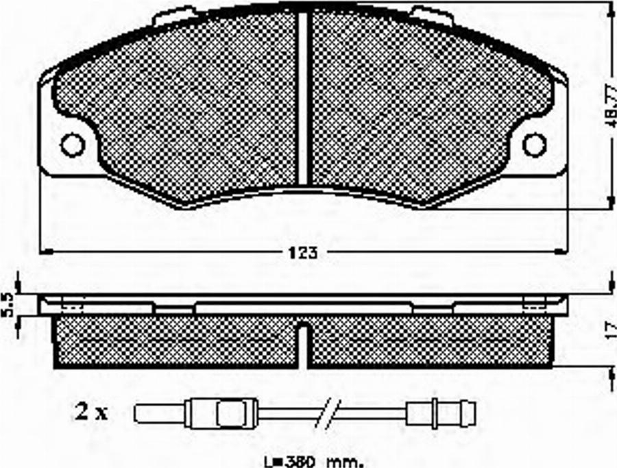 Spidan 31259 - Тормозные колодки, дисковые, комплект autodnr.net