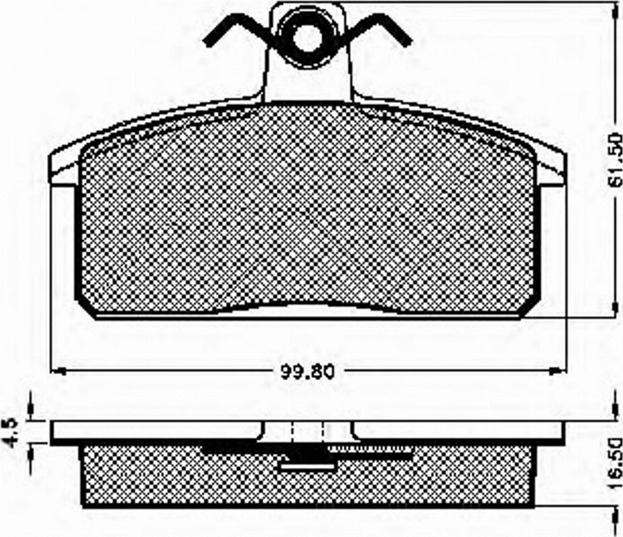 Spidan 31285 - Тормозные колодки, дисковые, комплект avtokuzovplus.com.ua