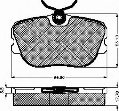 Spidan 31293 - Тормозные колодки, дисковые, комплект avtokuzovplus.com.ua