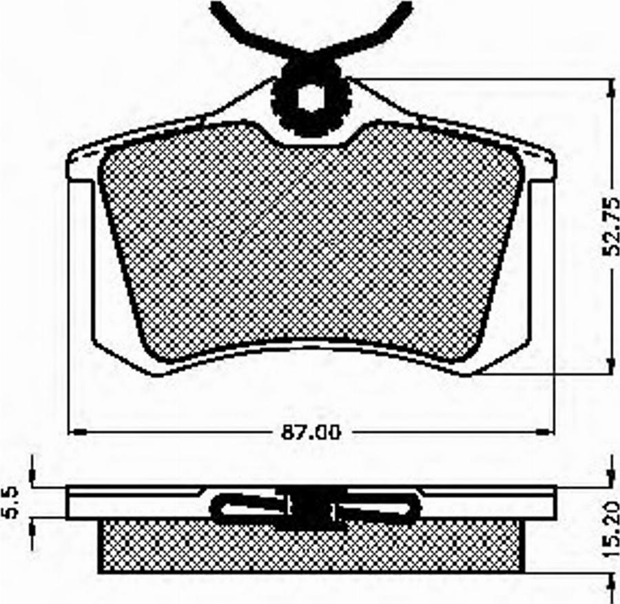 Spidan 31298 - Тормозные колодки, дисковые, комплект autodnr.net