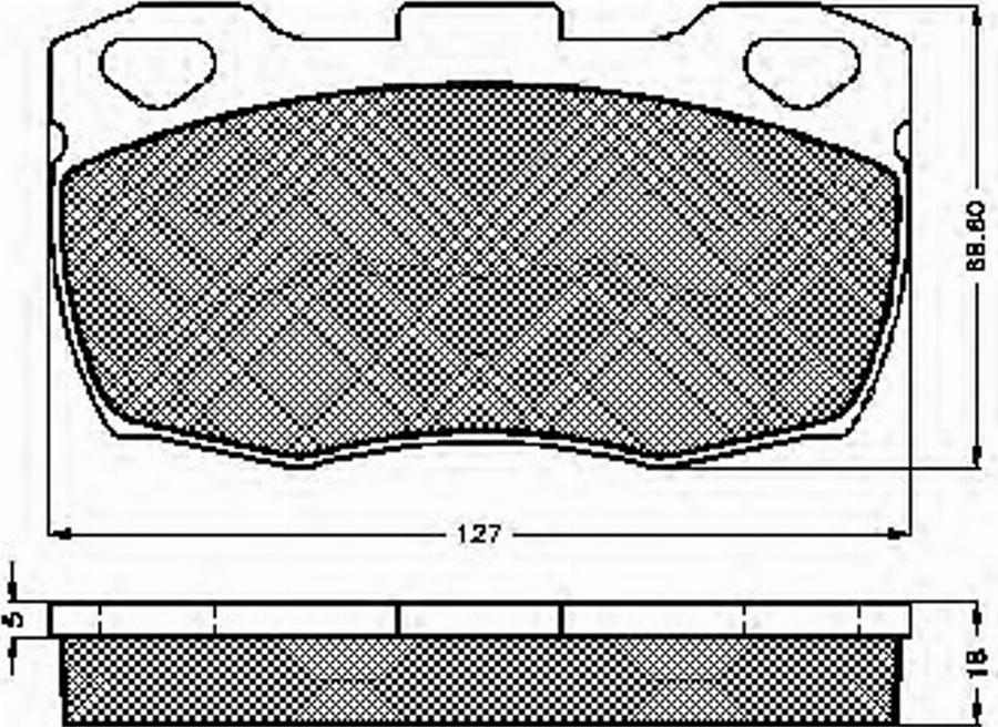 Spidan 31452 - Тормозные колодки, дисковые, комплект avtokuzovplus.com.ua