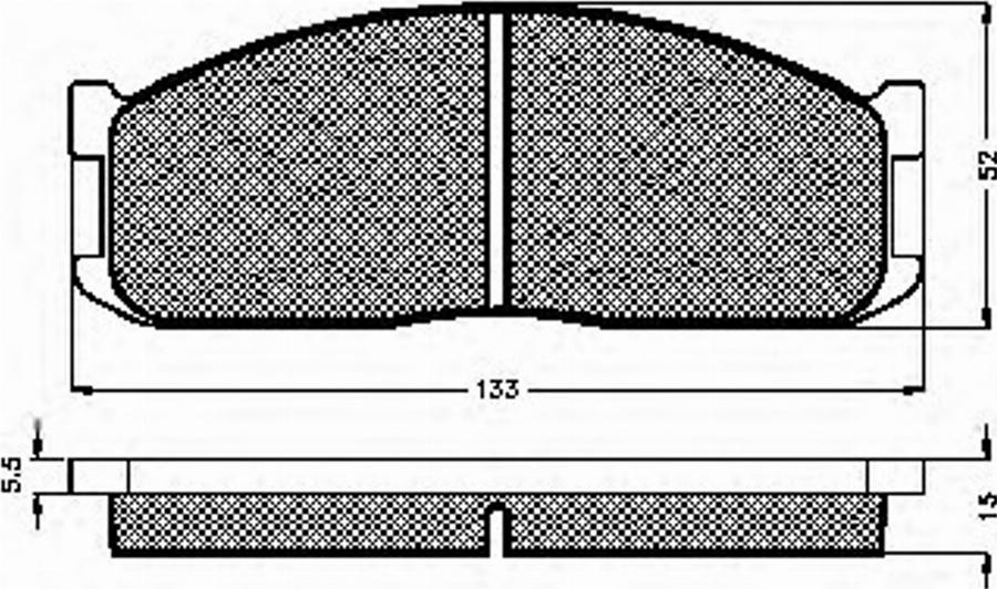 Spidan 31459 - Тормозные колодки, дисковые, комплект avtokuzovplus.com.ua