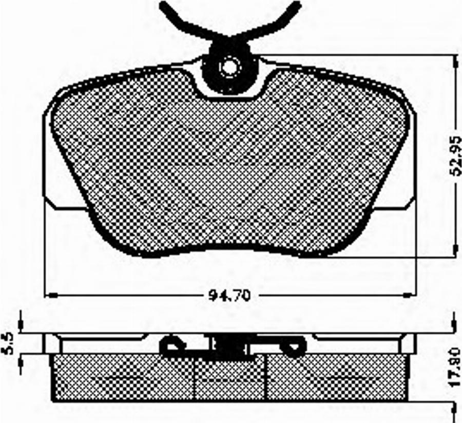 Spidan 31703 - Тормозные колодки, дисковые, комплект avtokuzovplus.com.ua