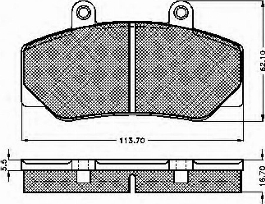 Spidan 31720 - Тормозные колодки, дисковые, комплект autodnr.net