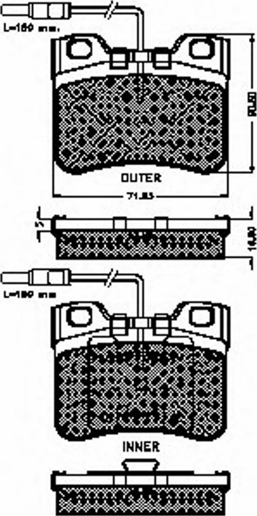 Spidan 31730 - Тормозные колодки, дисковые, комплект autodnr.net