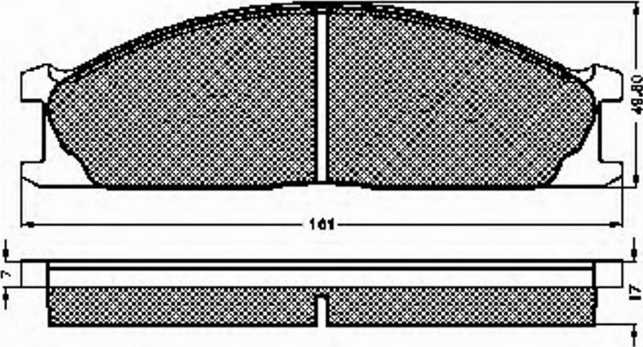 Spidan 31774 - Тормозные колодки, дисковые, комплект autodnr.net