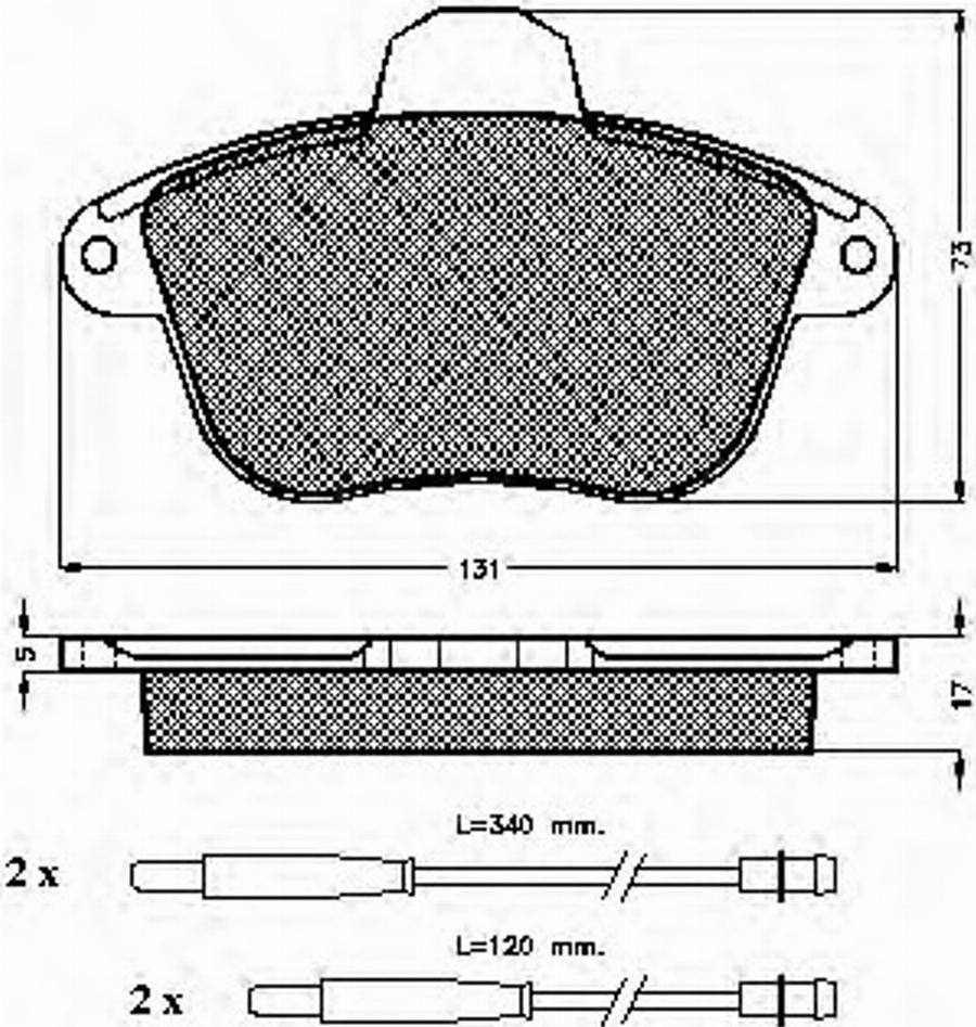 Spidan 31813 - Тормозные колодки, дисковые, комплект avtokuzovplus.com.ua