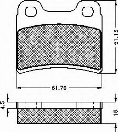 Spidan 31843 - Тормозные колодки, дисковые, комплект avtokuzovplus.com.ua