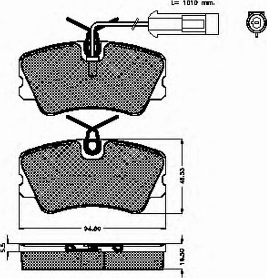 Spidan 31863 - Тормозные колодки, дисковые, комплект autodnr.net