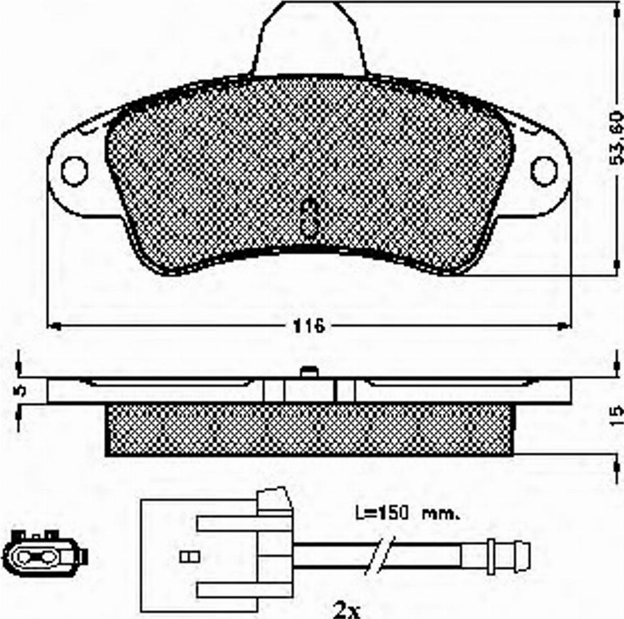 Spidan 31877 - Тормозные колодки, дисковые, комплект avtokuzovplus.com.ua