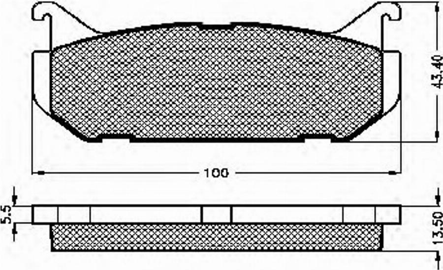 Spidan 31883 - Тормозные колодки, дисковые, комплект autodnr.net