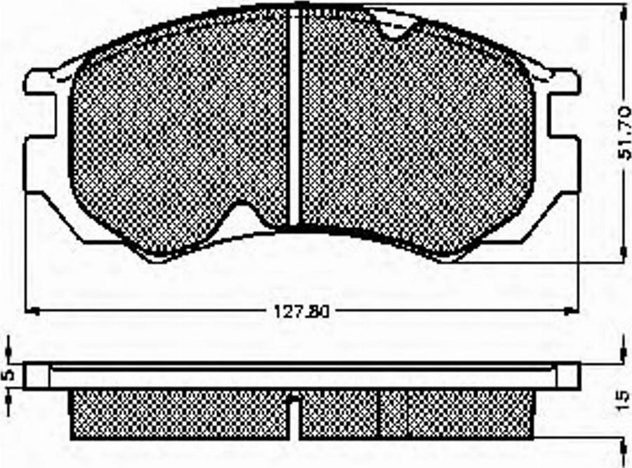 Spidan 31889 - Тормозные колодки, дисковые, комплект autodnr.net