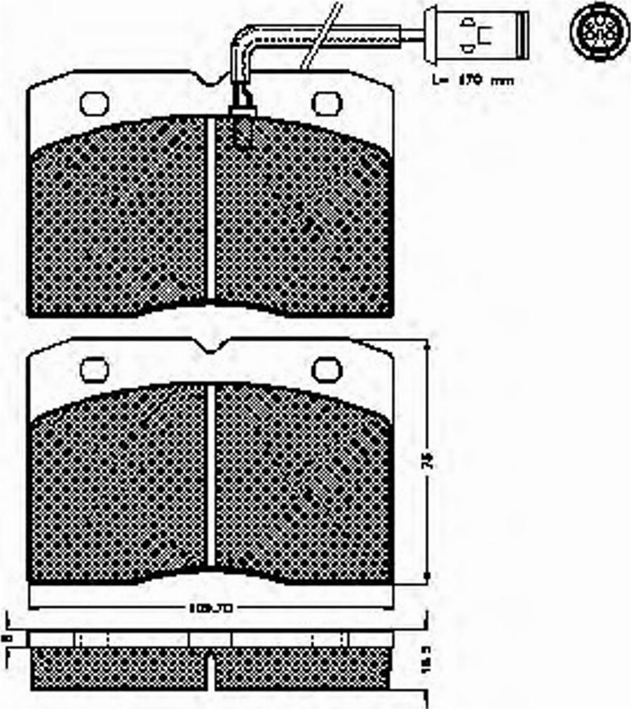 Spidan 31899 - Тормозные колодки, дисковые, комплект autodnr.net