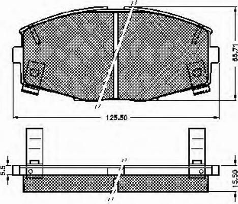 Spidan 31904 - Тормозные колодки, дисковые, комплект autodnr.net