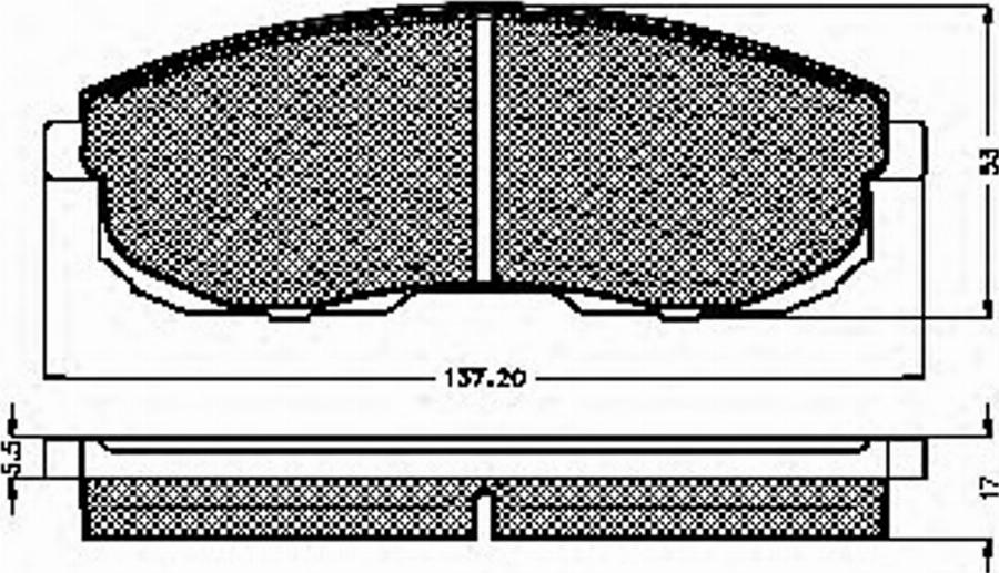 Spidan 32029 - Тормозные колодки, дисковые, комплект autodnr.net