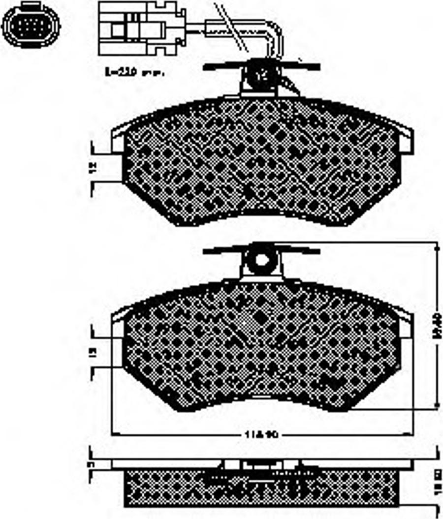 Spidan 32031 - Гальмівні колодки, дискові гальма autocars.com.ua