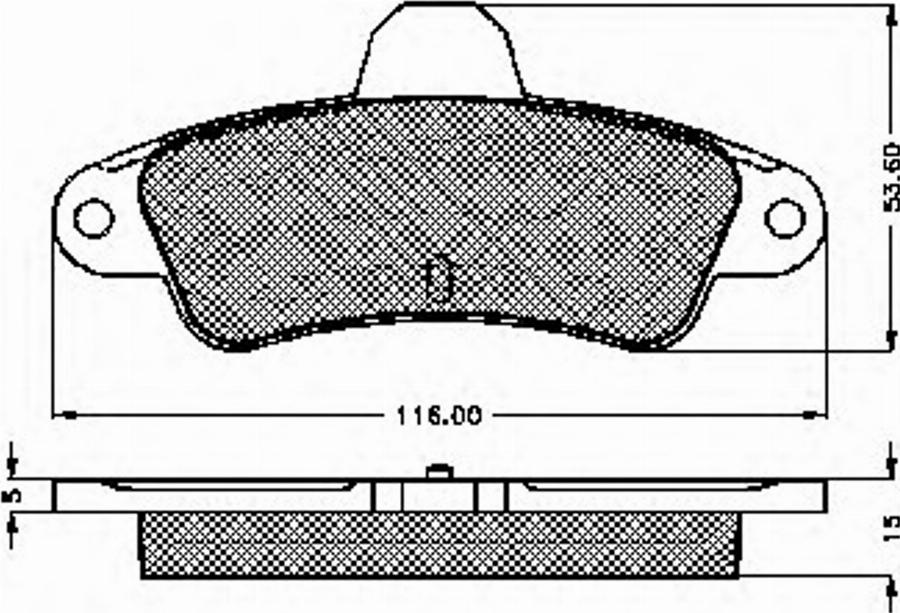 Spidan 32059 - Тормозные колодки, дисковые, комплект avtokuzovplus.com.ua