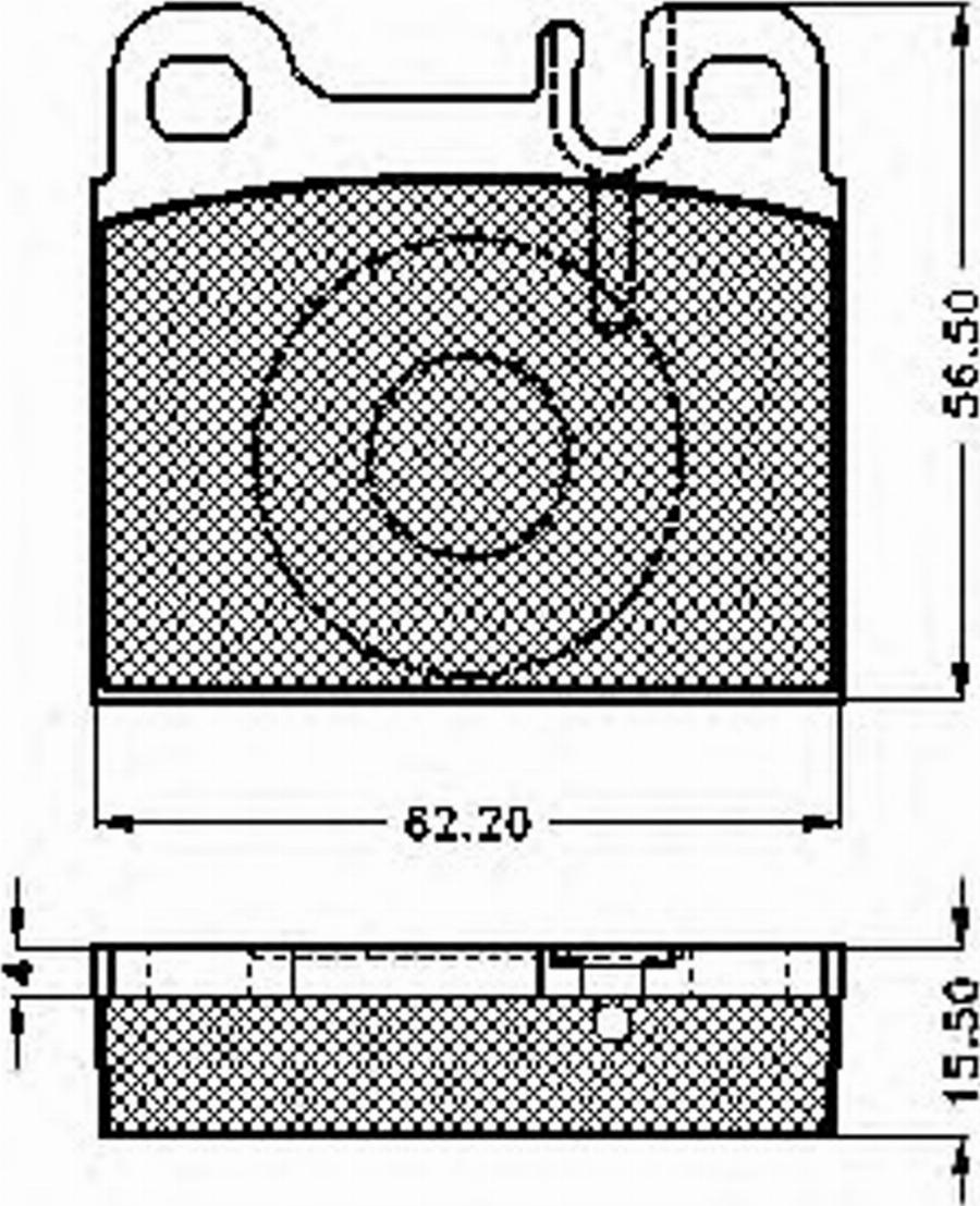 Spidan 32081 - Тормозные колодки, дисковые, комплект autodnr.net