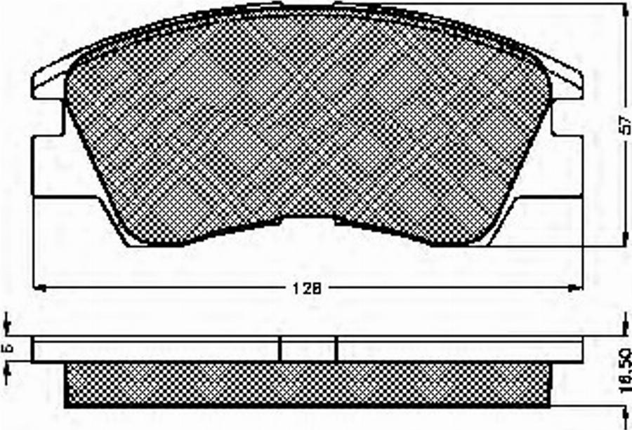 Spidan 32124 - Тормозные колодки, дисковые, комплект autodnr.net