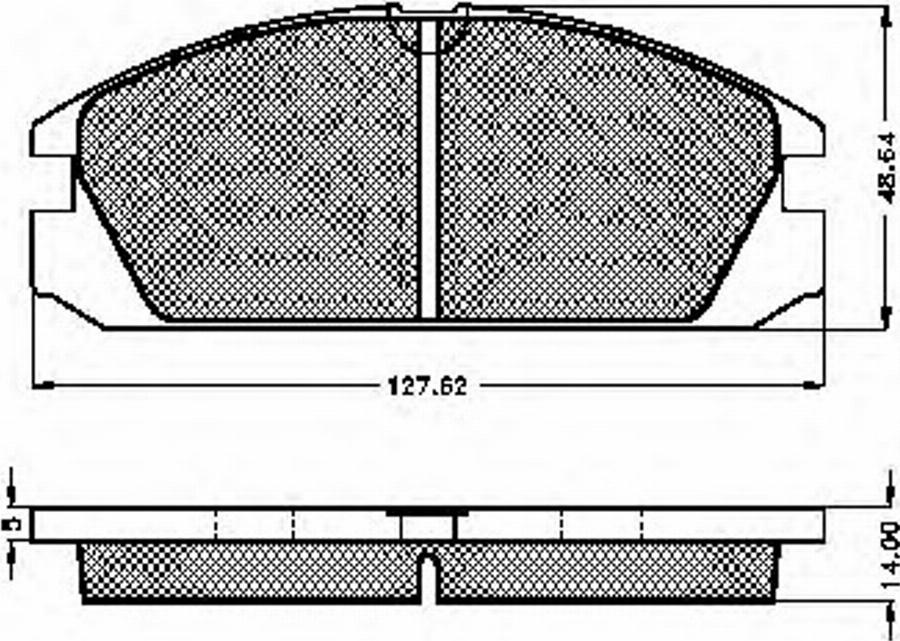 Spidan 32130 - Тормозные колодки, дисковые, комплект avtokuzovplus.com.ua