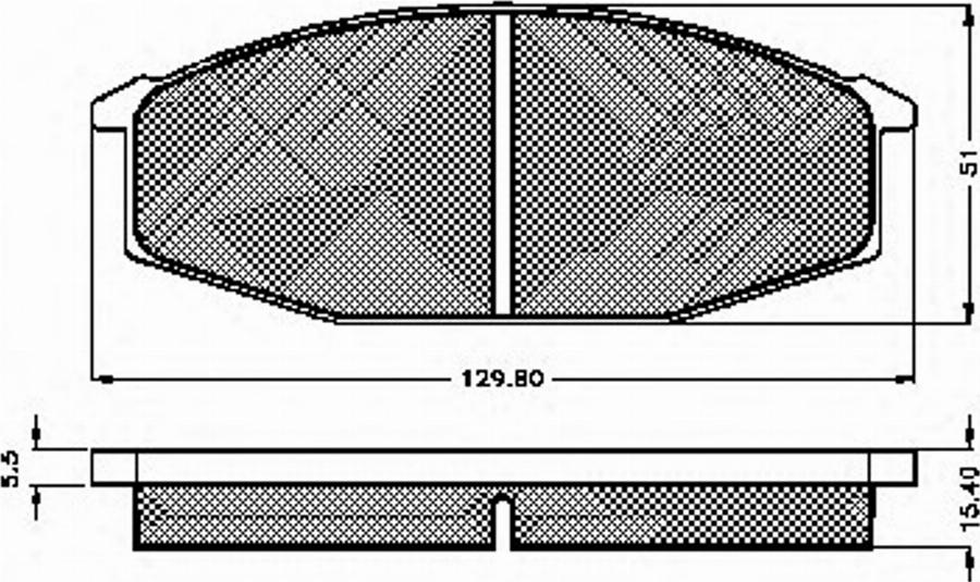 Spidan 32138 - Тормозные колодки, дисковые, комплект avtokuzovplus.com.ua