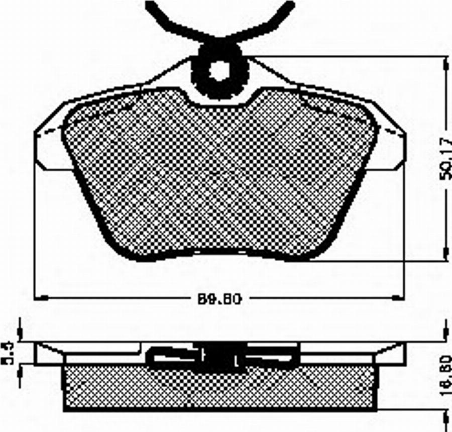 Spidan 32167 - Тормозные колодки, дисковые, комплект autodnr.net