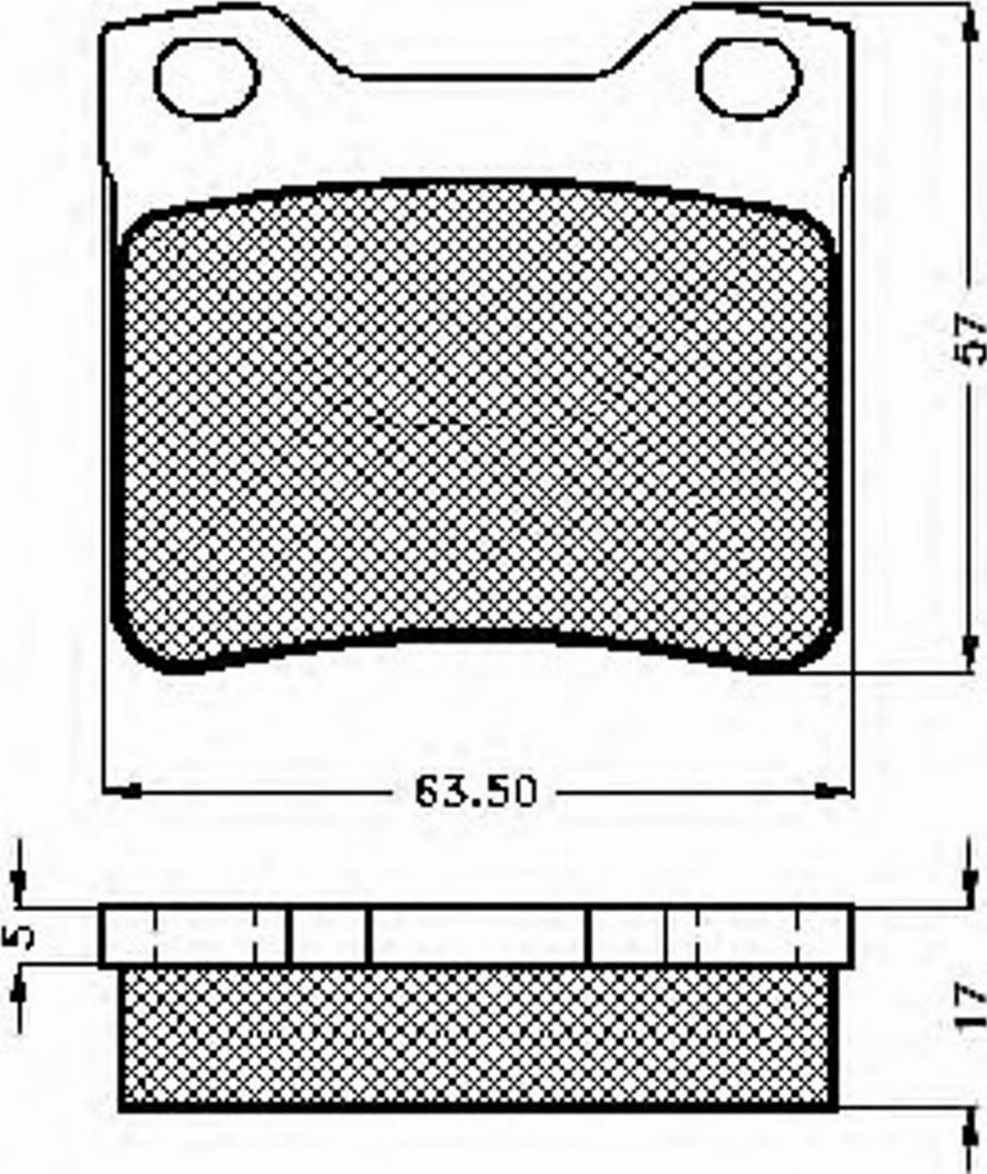 Spidan 32223 - Тормозные колодки, дисковые, комплект avtokuzovplus.com.ua