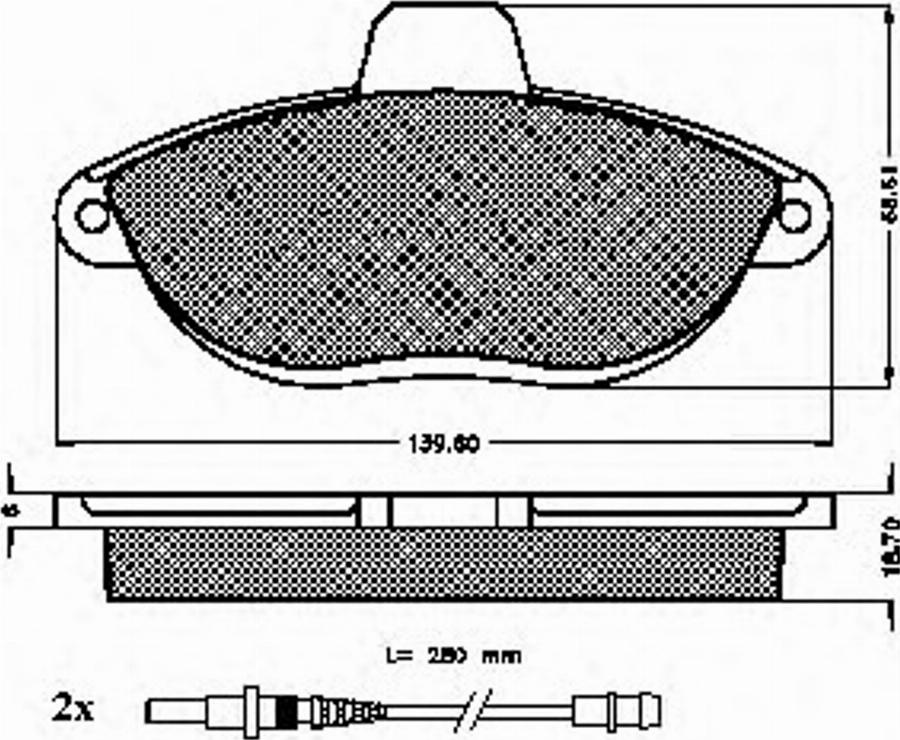 Spidan 32226 - Гальмівні колодки, дискові гальма autocars.com.ua