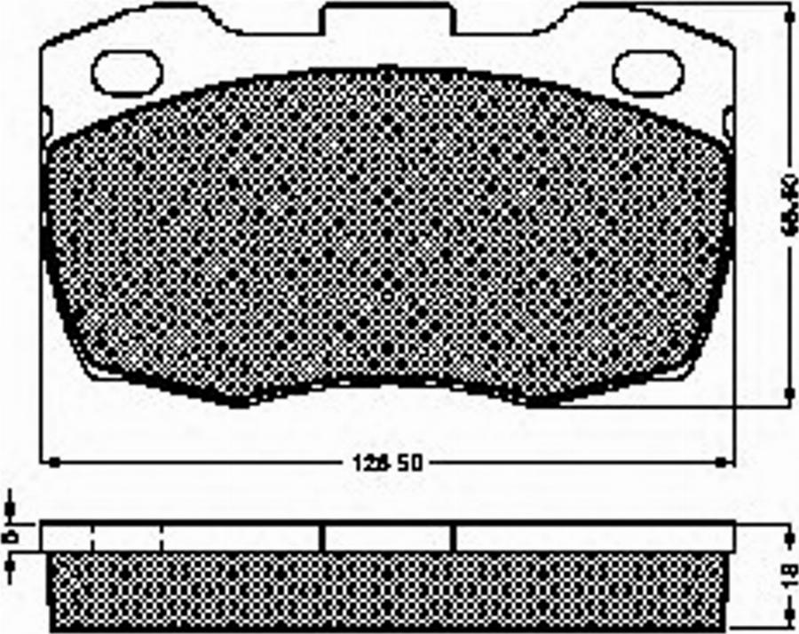 Spidan 32261 - Тормозные колодки, дисковые, комплект avtokuzovplus.com.ua