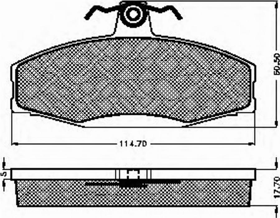 Spidan 32265 - Тормозные колодки, дисковые, комплект autodnr.net