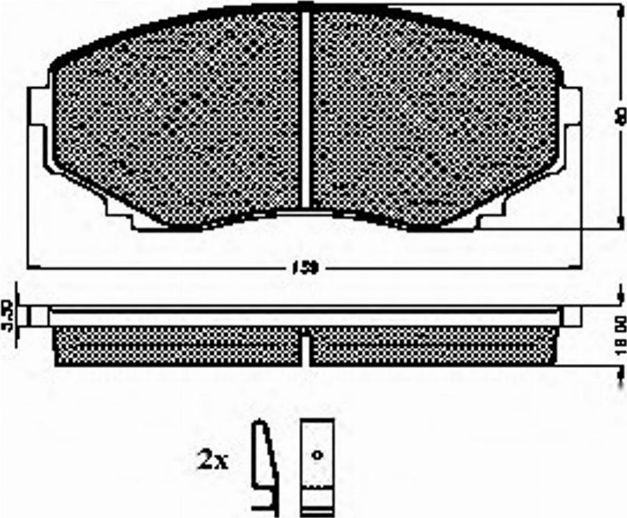 Spidan 32269 - Тормозные колодки, дисковые, комплект autodnr.net