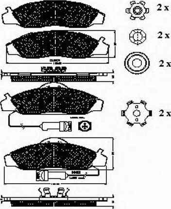 Spidan 32277 - Тормозные колодки, дисковые, комплект avtokuzovplus.com.ua