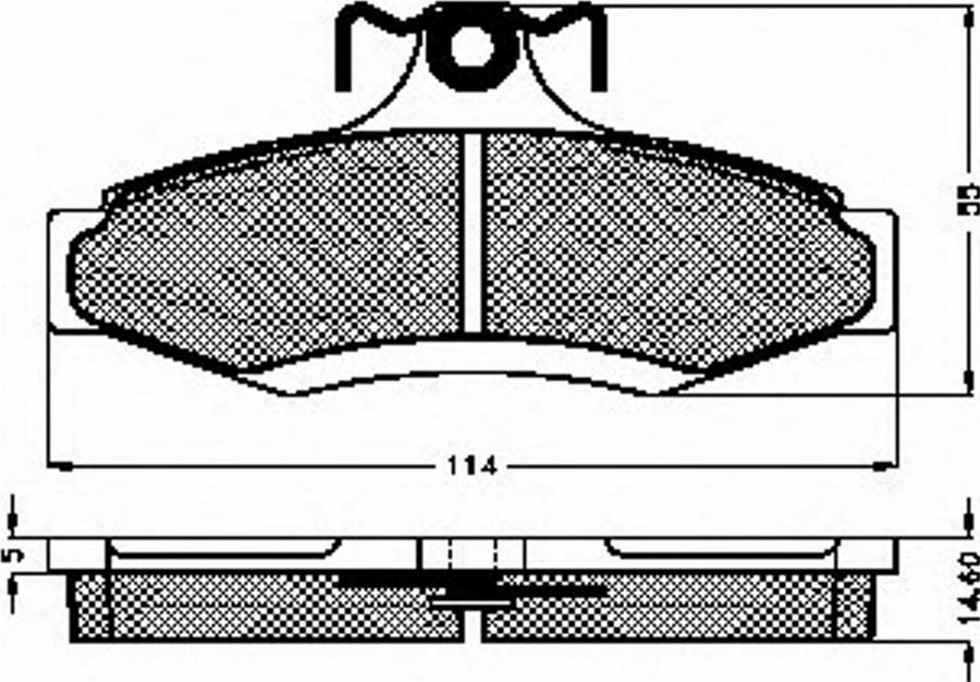 Spidan 32322 - Тормозные колодки, дисковые, комплект avtokuzovplus.com.ua