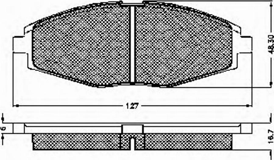 Spidan 32344 - Тормозные колодки, дисковые, комплект avtokuzovplus.com.ua