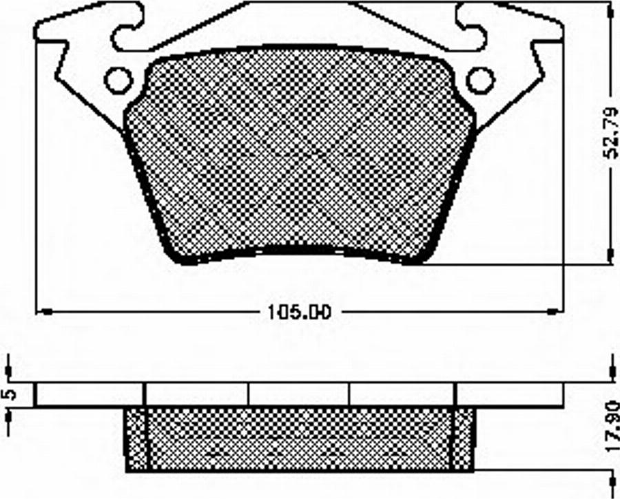 Spidan 32412 - Тормозные колодки, дисковые, комплект autodnr.net