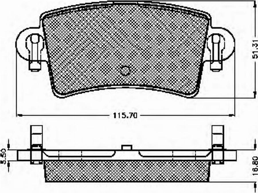 Spidan 32423 - Тормозные колодки, дисковые, комплект autodnr.net