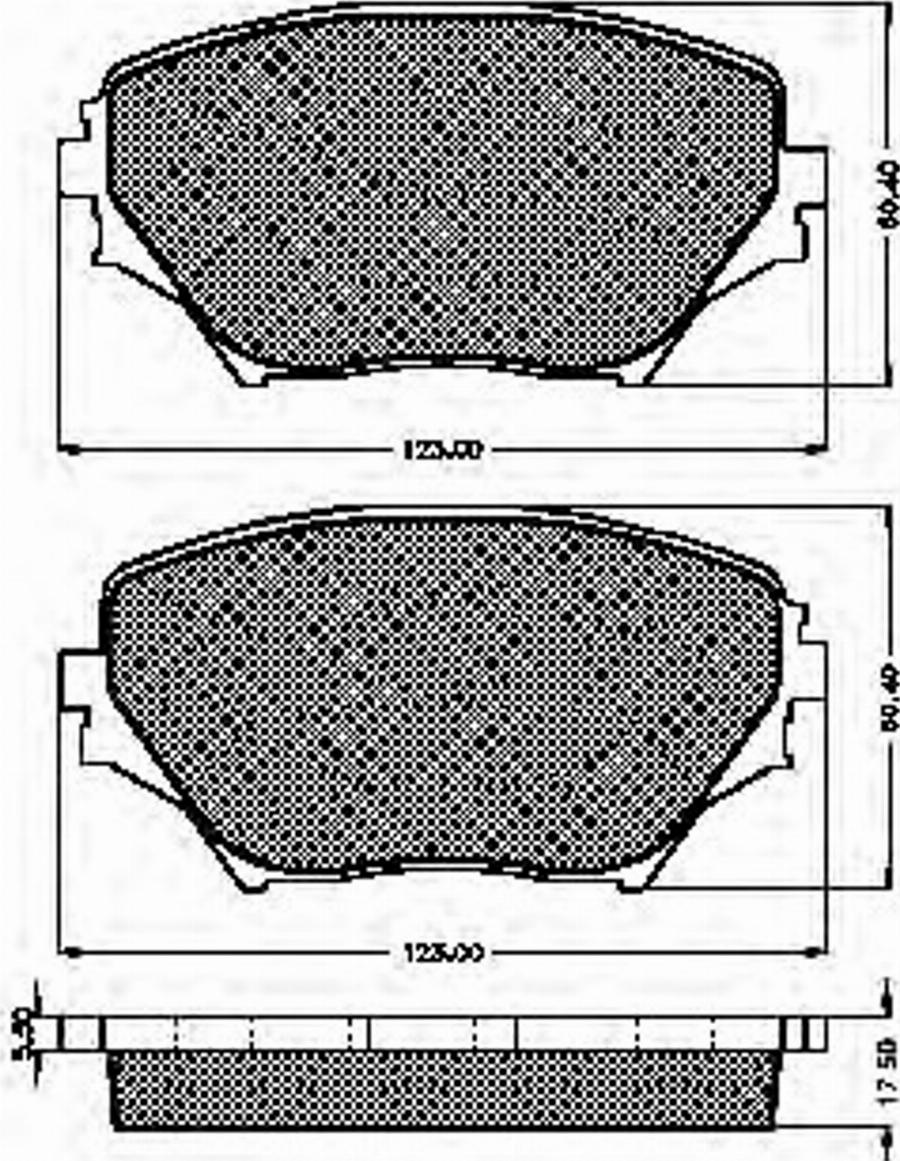 Spidan 32448 - Тормозные колодки, дисковые, комплект autodnr.net