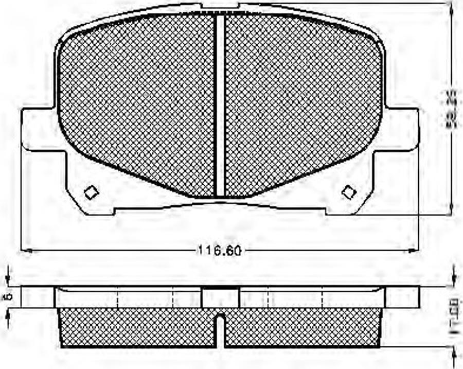 Spidan 32470 - Тормозные колодки, дисковые, комплект avtokuzovplus.com.ua