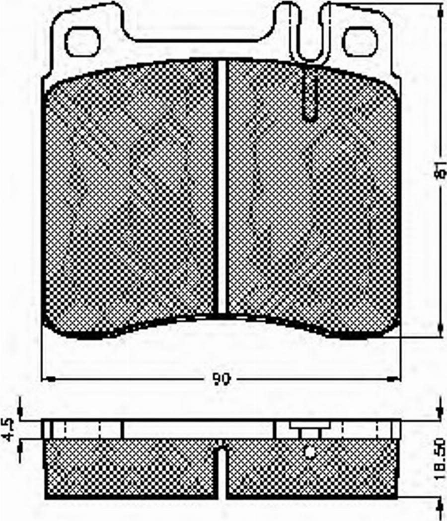 Spidan 32531 - Тормозные колодки, дисковые, комплект avtokuzovplus.com.ua